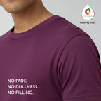 Pace Combed Cotton T-shirts Plum Red