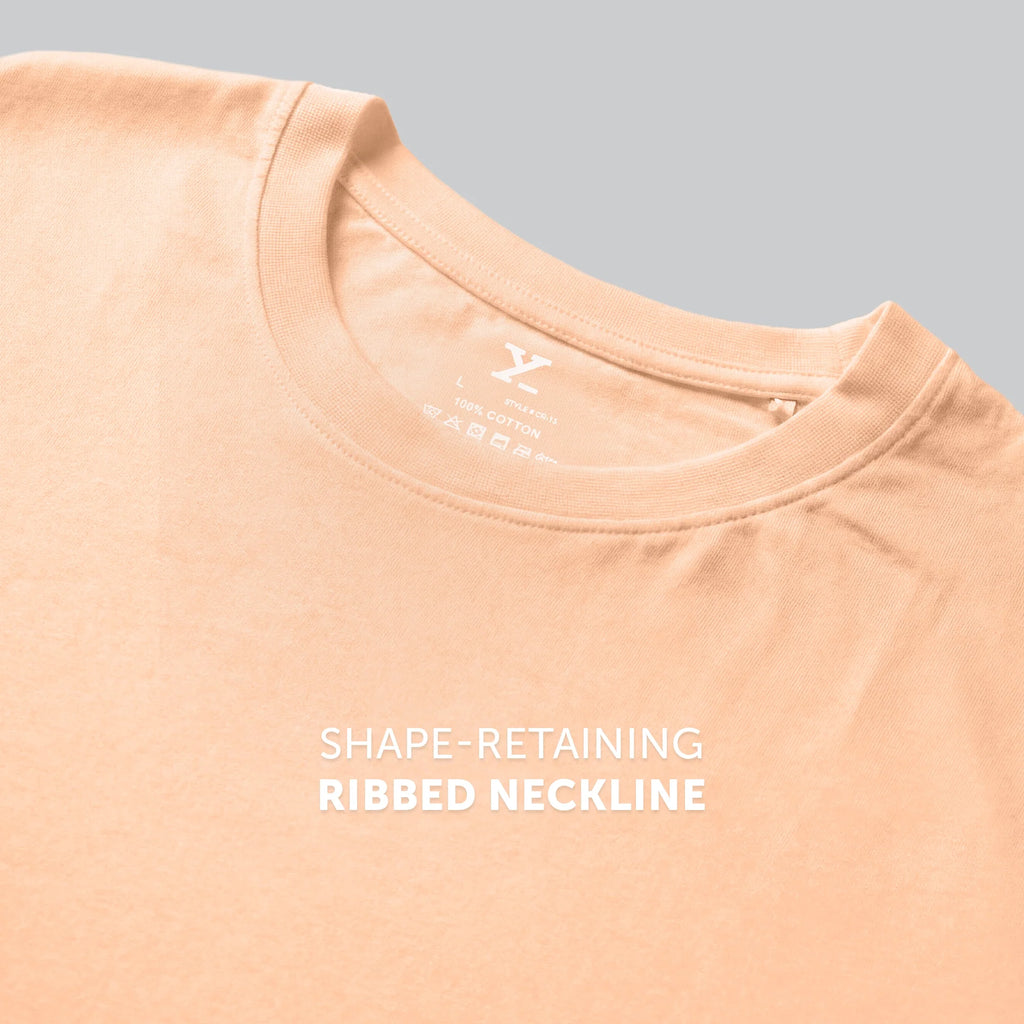 Pace Combed Cotton T-shirts Peach Blush