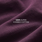 Pace Combed Cotton T-shirts Plum Red