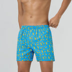 Remix Cotton Boxers Banana Blue