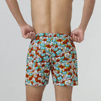 Remix Cotton Boxers Plate Orange