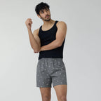 Splash Cotton Boxers - Vespa Grey